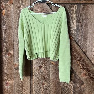 Pacsun lime green sweater